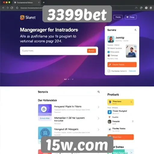 Interface e experiência do usuário no 3399bet